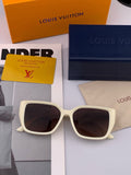 Louis Vuitton L6221 Square Black Lens Sunglasses for Men & Women - 464804