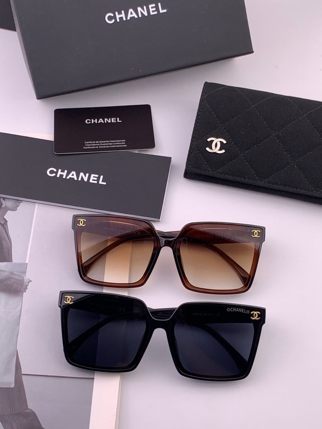 Chanel CH86901 Square Brown Lens Sunglasses for Men & Women - 465221 - detail image 7