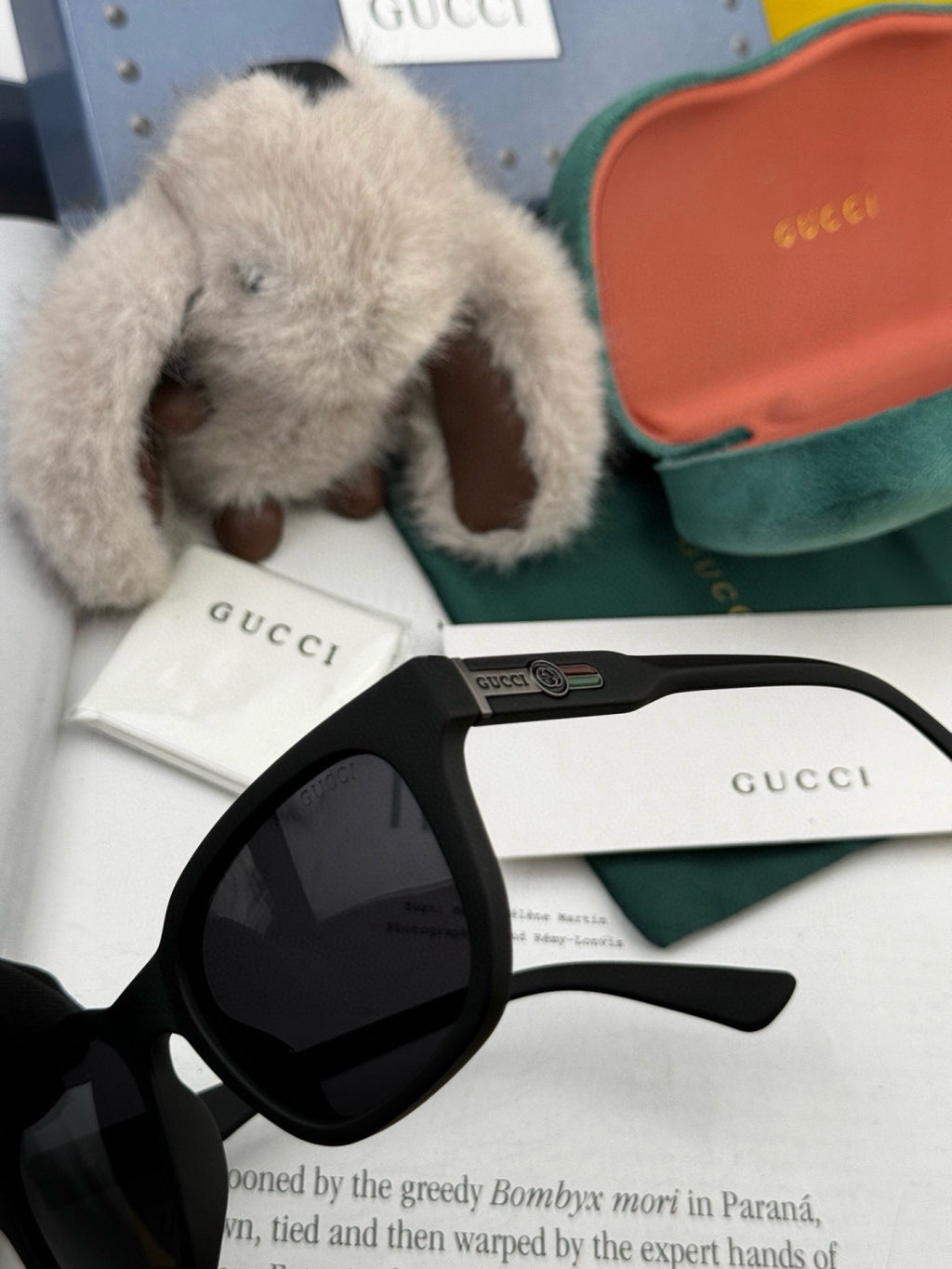 Gucci G7510 Square Gold Lens Sunglasses for Men & Women - 465022 - detail image 4