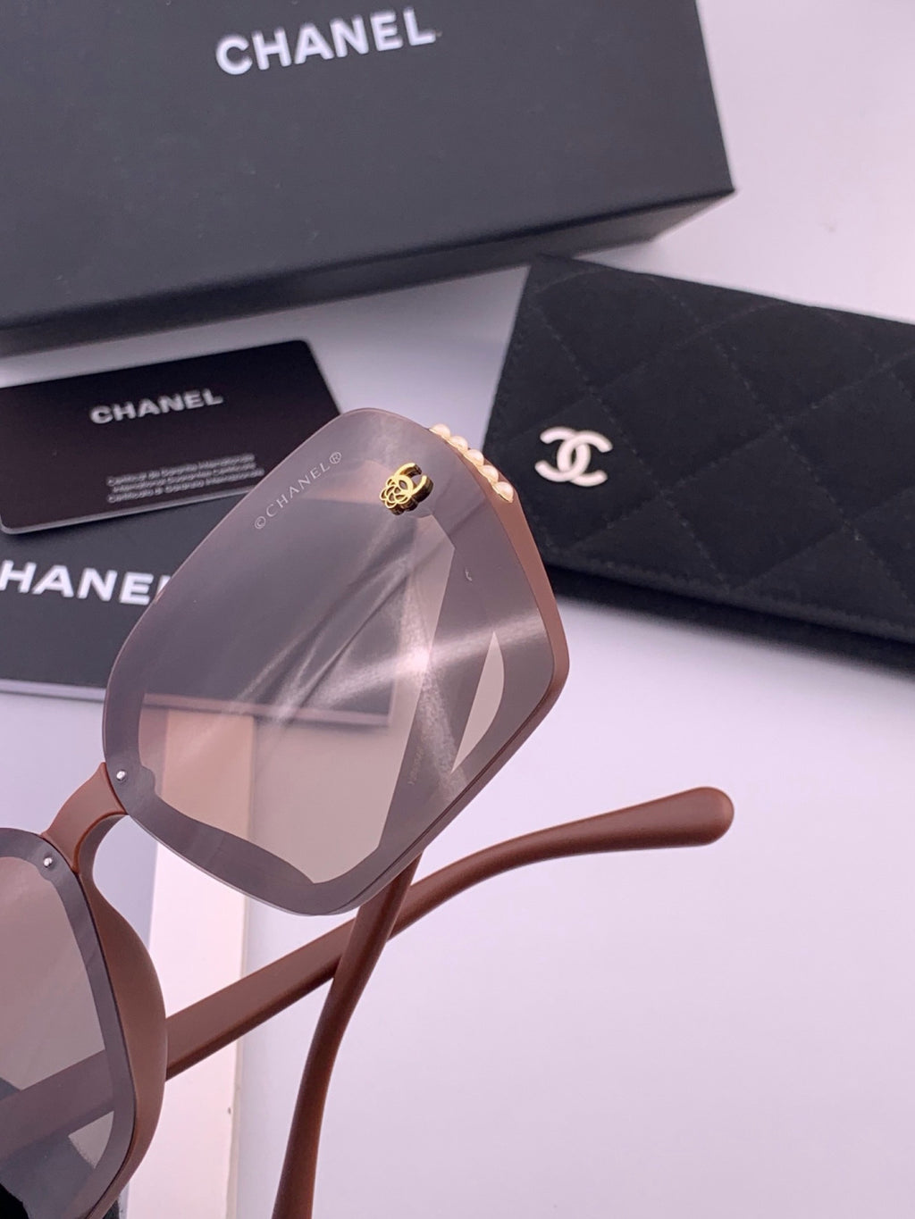 Chanel CH6994 Polarized Oversized Brown Lens Sunglasses for Men & Wom - 465224 - detail image 4