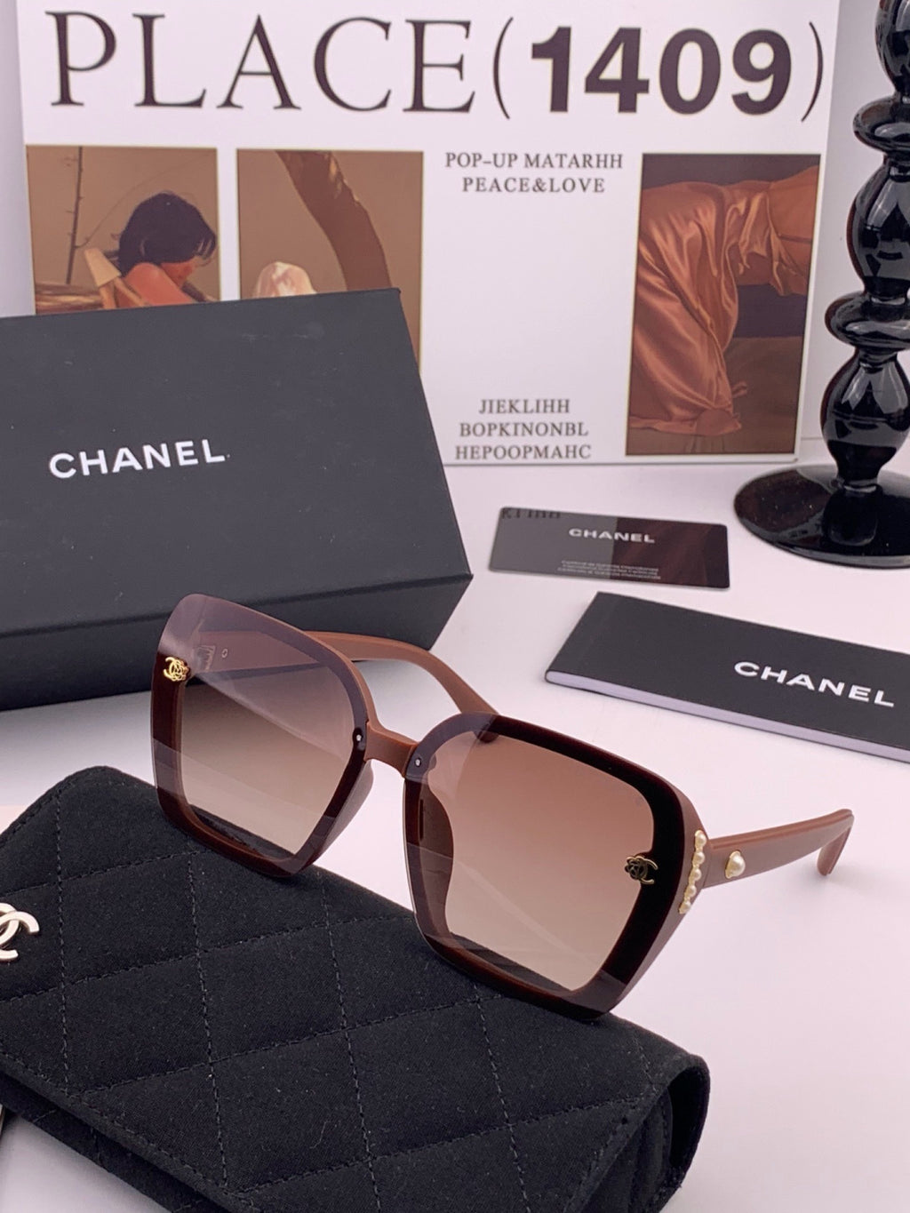 Chanel CH6994 Polarized Oversized Brown Lens Sunglasses for Men & Wom - 465224