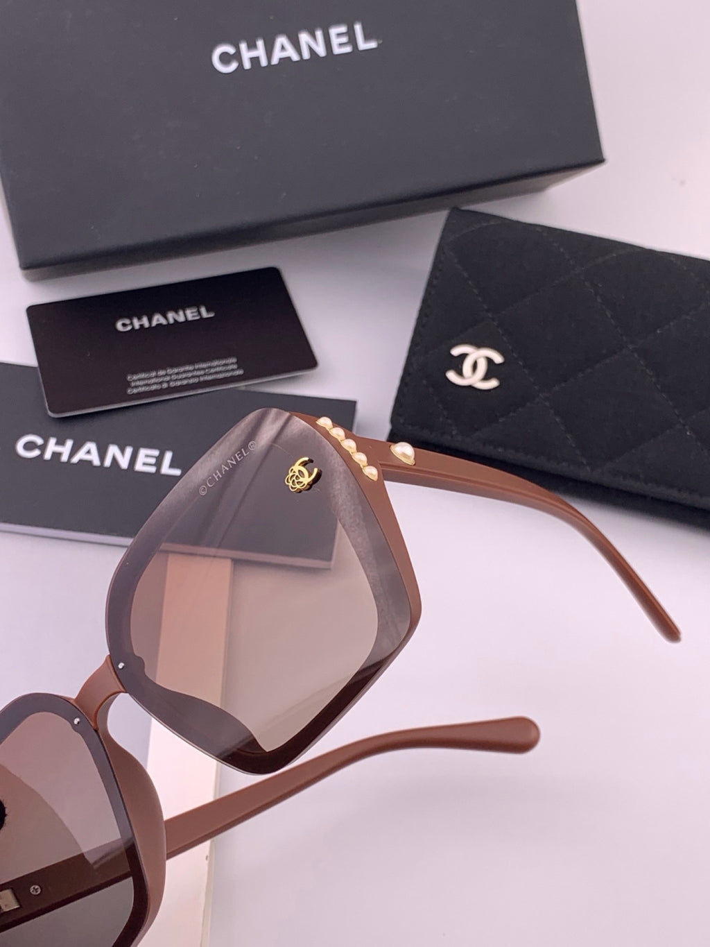 Chanel CH6994 Polarized Oversized Brown Lens Sunglasses for Men & Wom - 465224 - detail image 2