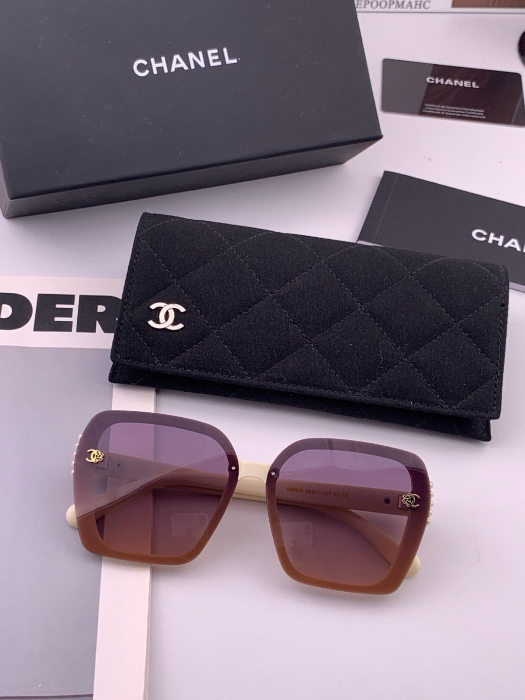 Chanel CH6994 Polarized Oversized Brown Lens Sunglasses for Men & Wom - 465025 - detail image 5