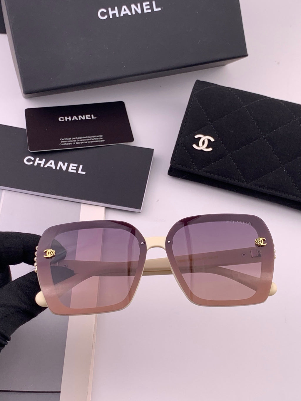 Chanel CH6994 Polarized Oversized Brown Lens Sunglasses for Men & Wom - 465025