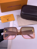 Louis Vuitton L8270 Square Black Lens Sunglasses for Men & Women - 464807