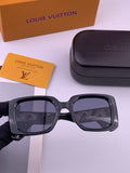 Louis Vuitton L47001 Square Gold Lens Sunglasses for Men & Women