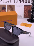 Louis Vuitton L17000 Square Black Lens Sunglasses for Men & Women - 464819