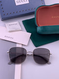 Gucci G35811 Metal Square Red Lens Sunglasses for Men & Women - 465008