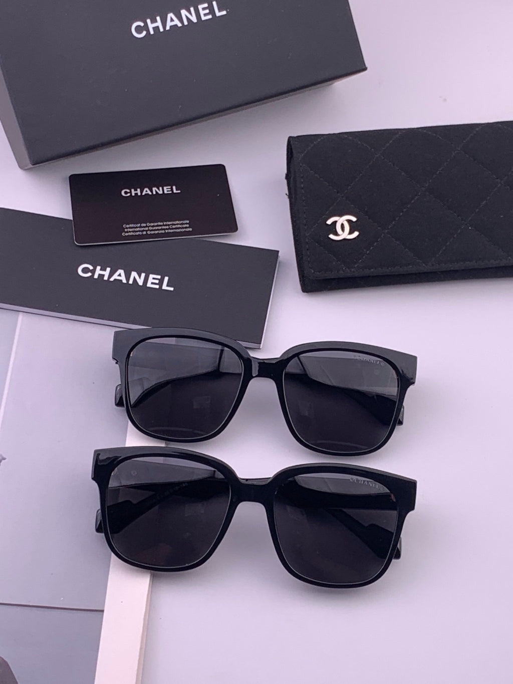 Chanel CH2104 Polarized Square Brown Lens Sunglasses for Women - detail image 6