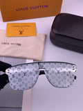 Louis Vuitton L2108 Aviator Silver Lens Sunglasses for Men & Women
