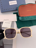 Gucci G5107 Square Red Lens Sunglasses for Men & Women