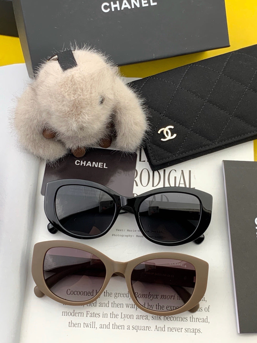 Chanel CH3991 Polarized Round Silver Lens Sunglasses for Women - 465217 - detail image 7
