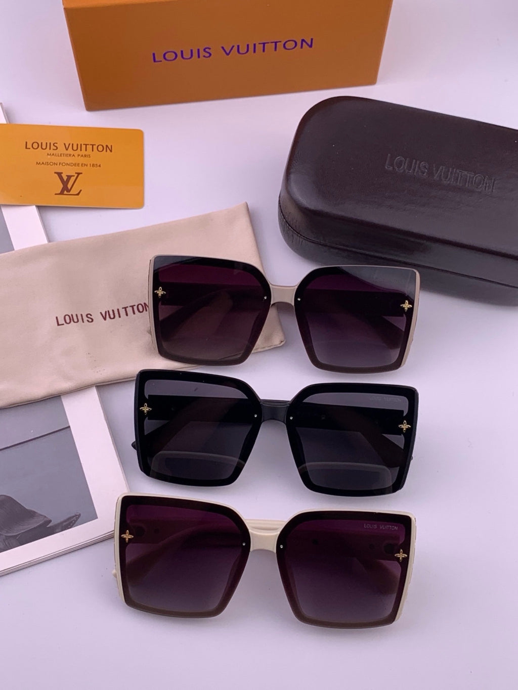 Louis Vuitton Fashion Gold Lens Sunglasses for Men & Women - 464795 - detail image 6