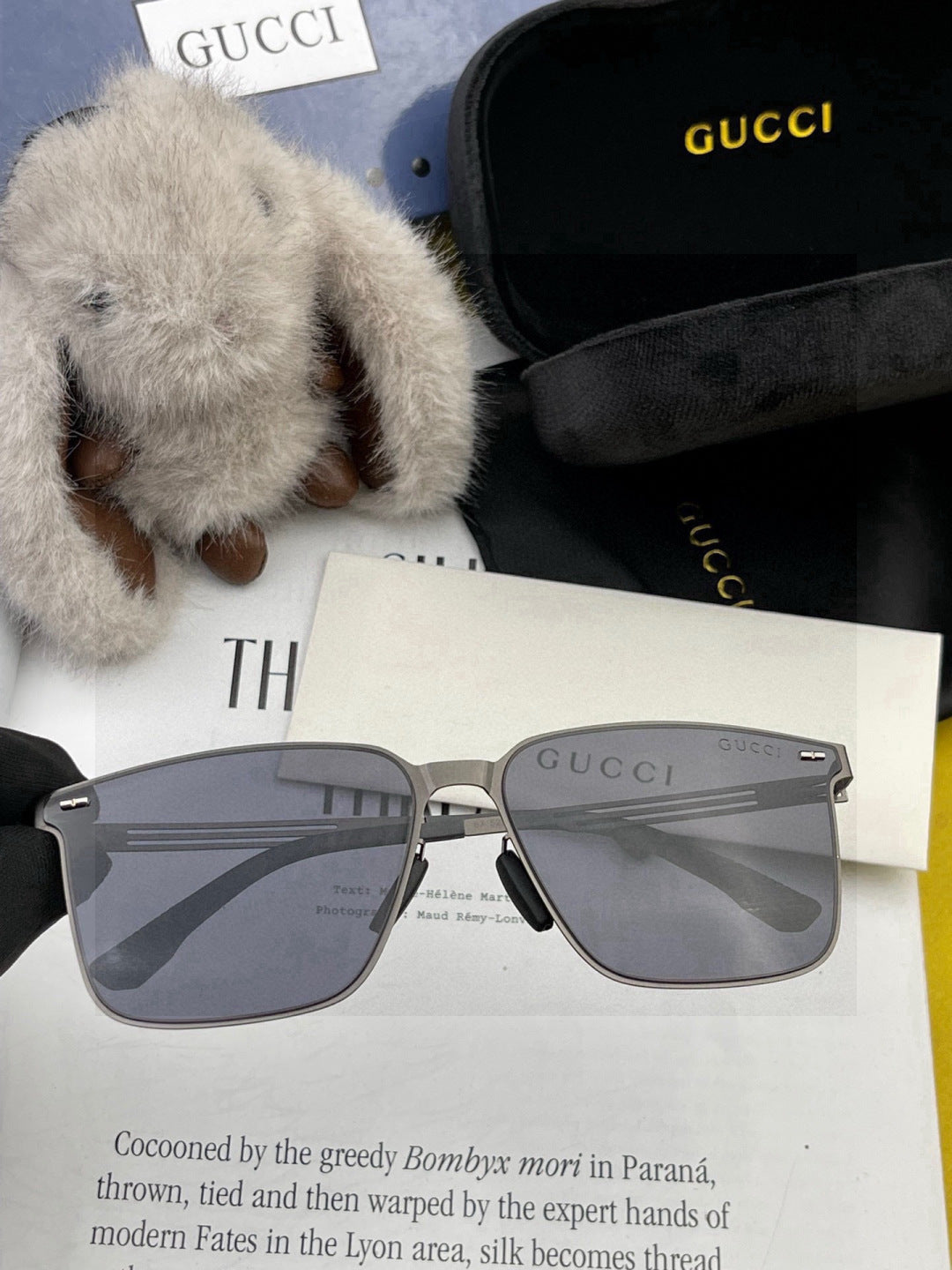 Gucci G176 Polarized Aviator Red Lens Sunglasses for Men - 464984 - detail image 2