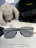 Gucci G176 Polarized Aviator Red Lens Sunglasses for Men - 464984