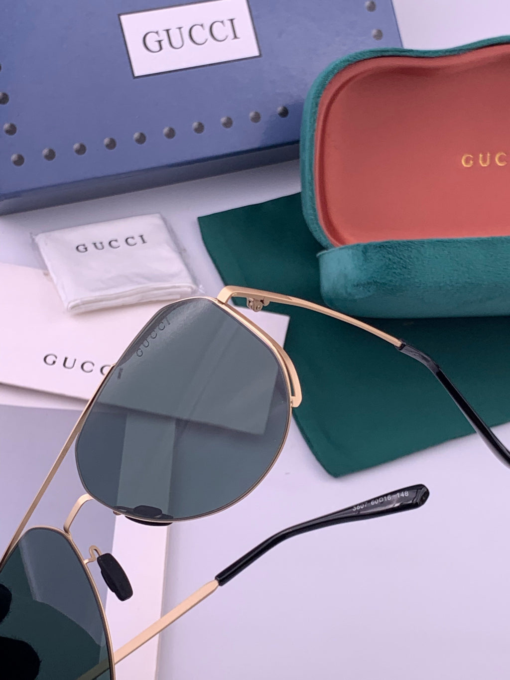 Gucci G7380 Fashion Gold Lens Sunglasses for Men & Women - 464987 - detail image 3