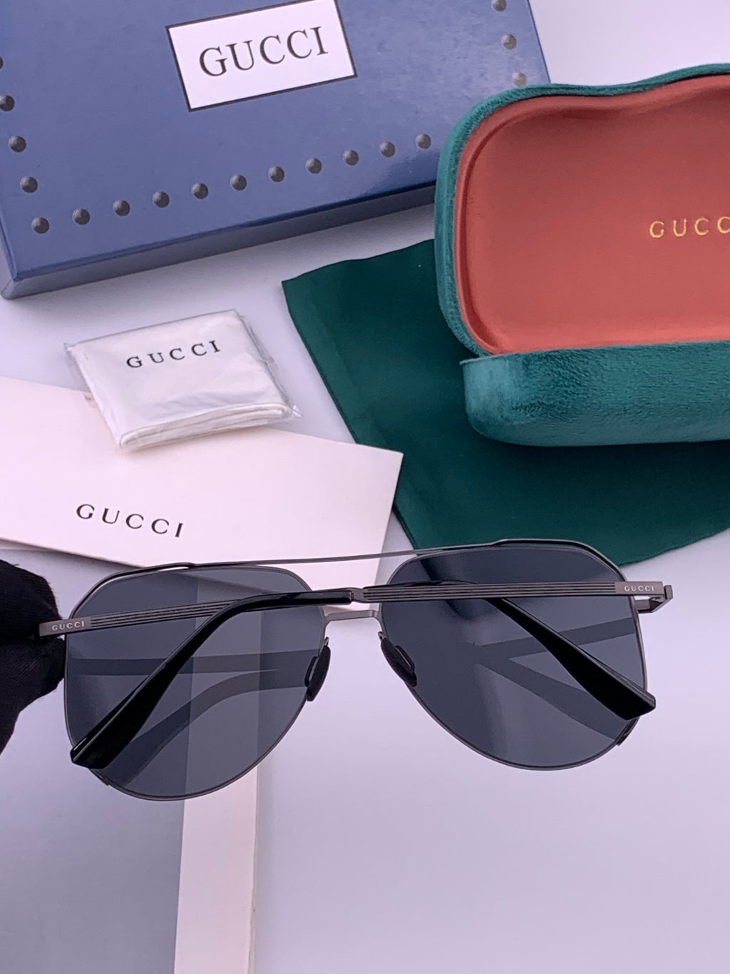 Gucci G7380 Fashion Gold Lens Sunglasses for Men & Women - 464988 - detail image 6
