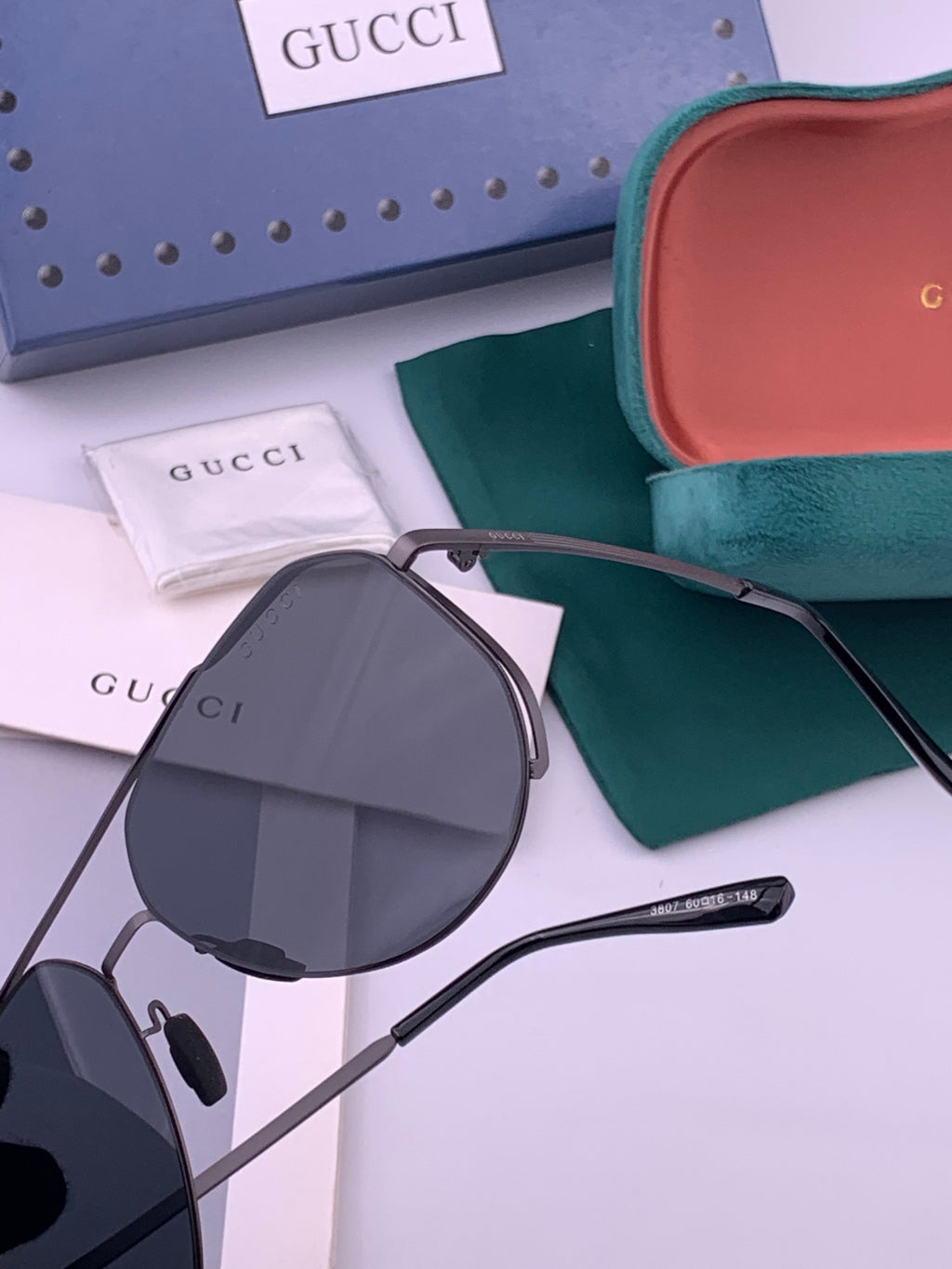 Gucci G7380 Fashion Gold Lens Sunglasses for Men & Women - 464988 - detail image 5