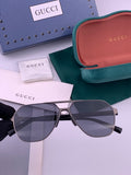 Gucci G3807 Polarized Aviator Gold Lens Sunglasses for Men - 464993