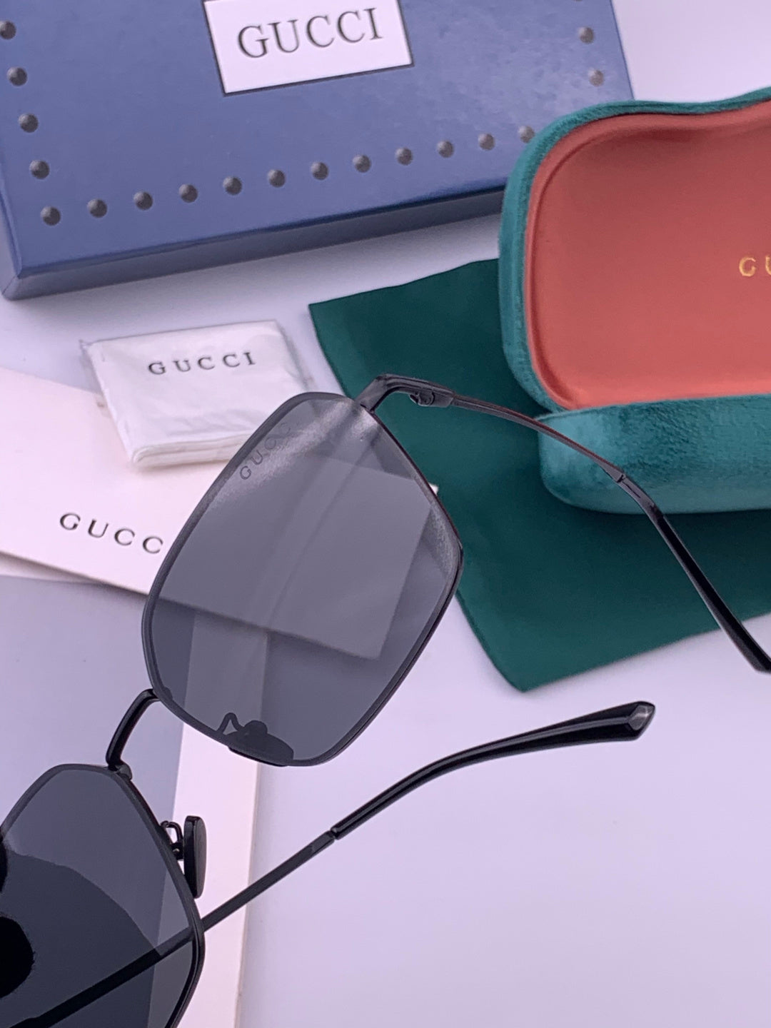 Gucci G6881 Polarized Aviator Brown Lens Sunglasses for Men - 464995 - detail image 3