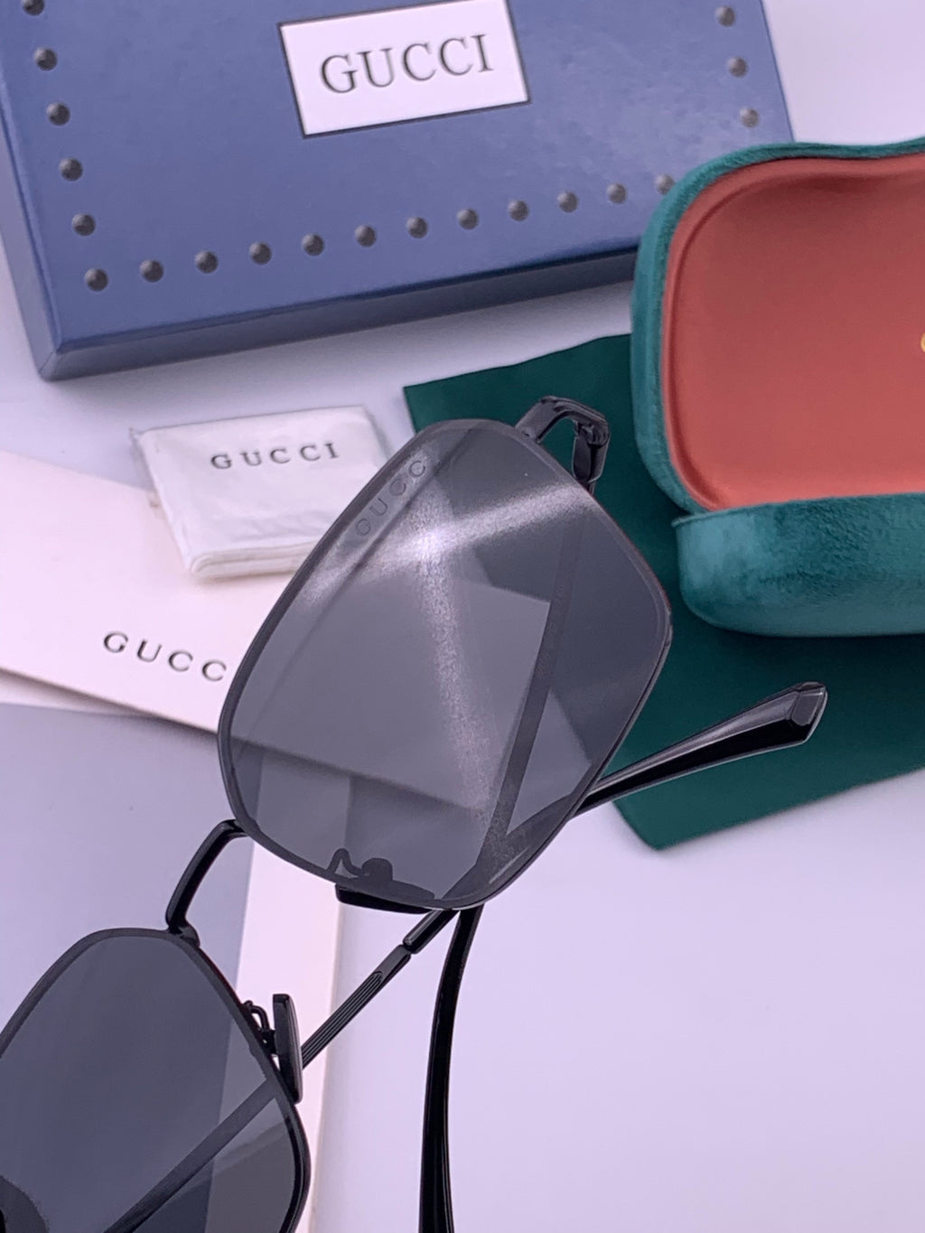 Gucci G6881 Polarized Aviator Brown Lens Sunglasses for Men - 464995 - detail image 4