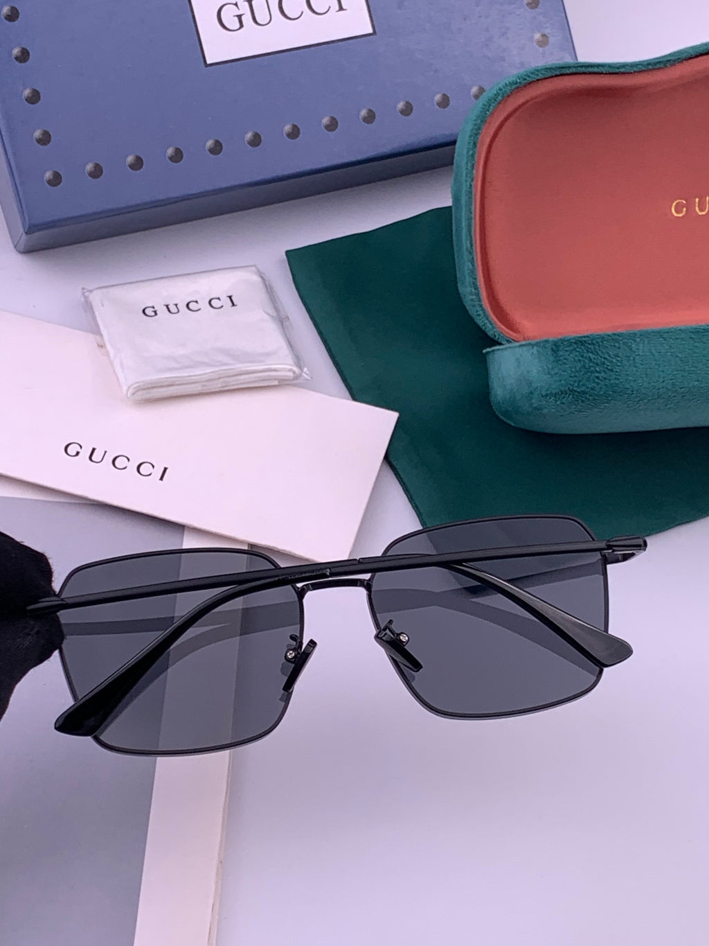 Gucci G6881 Polarized Aviator Brown Lens Sunglasses for Men - 464995 - detail image 6