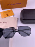 Louis Vuitton L6229 Polarized Aviator Gold Lens Sunglasses for Men