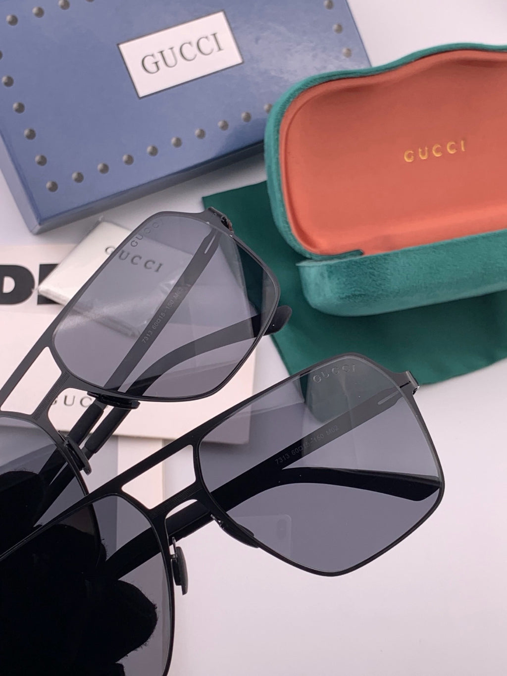 Gucci G3731 Fashion Orange Lens Sunglasses for Men & Women - 464997 - detail image 4