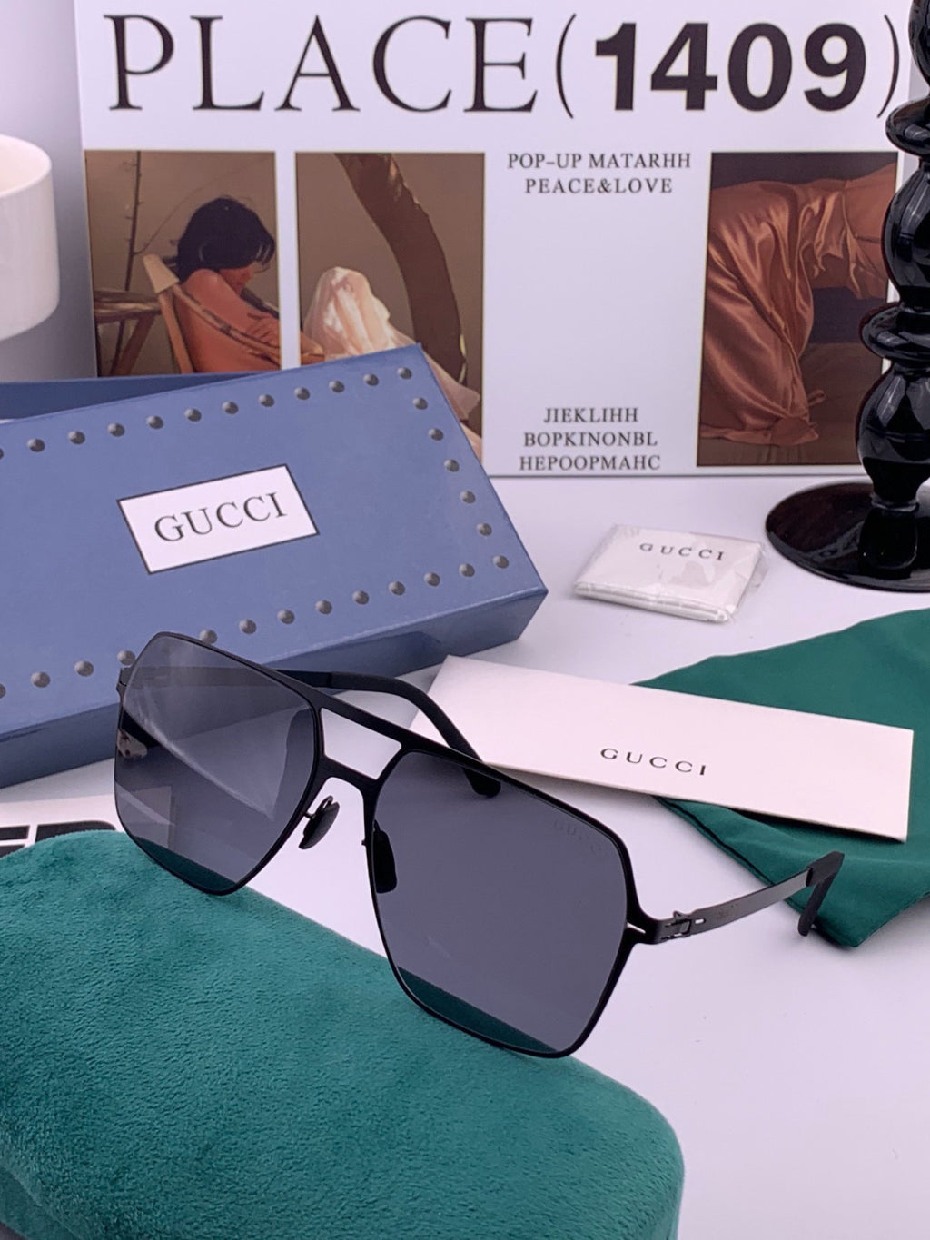 Gucci G3731 Fashion Orange Lens Sunglasses for Men & Women - 464997 - detail image 2