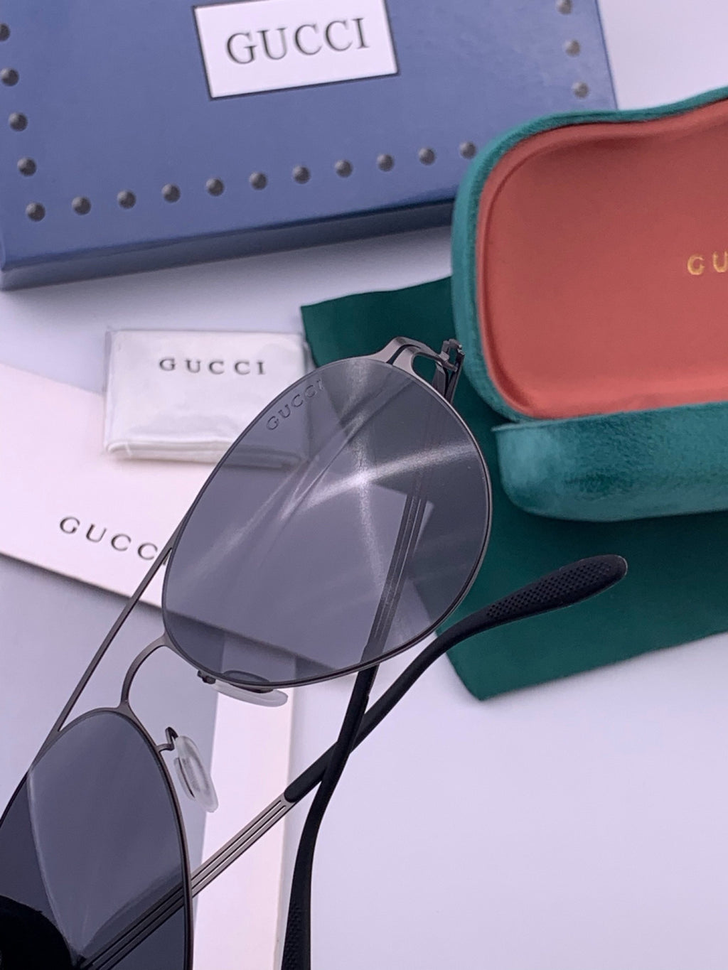 Gucci G5705 Fashion Orange Lens Sunglasses for Men & Women - 464999 - detail image 5