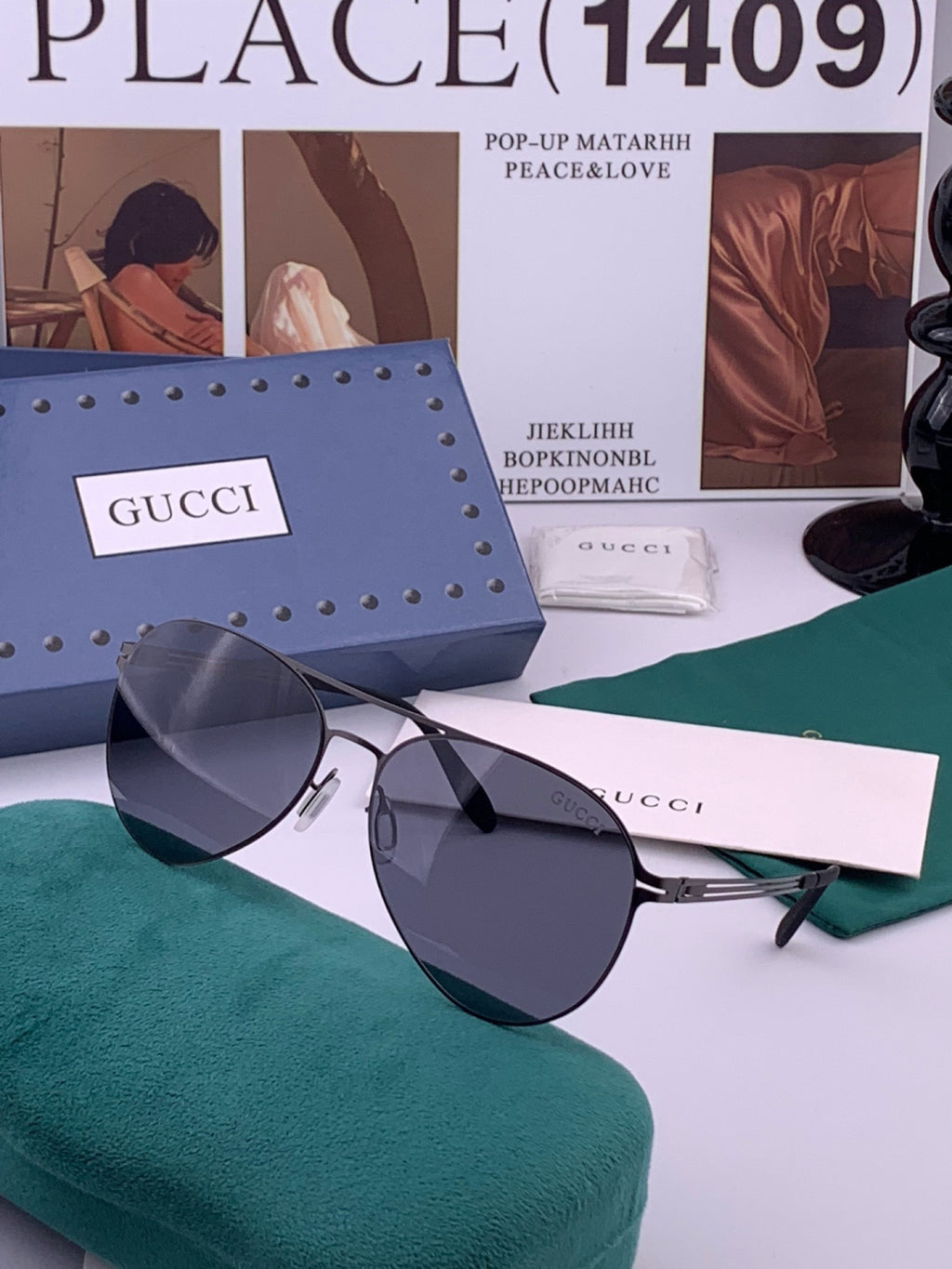 Gucci G5705 Fashion Orange Lens Sunglasses for Men & Women - 464999 - detail image 2