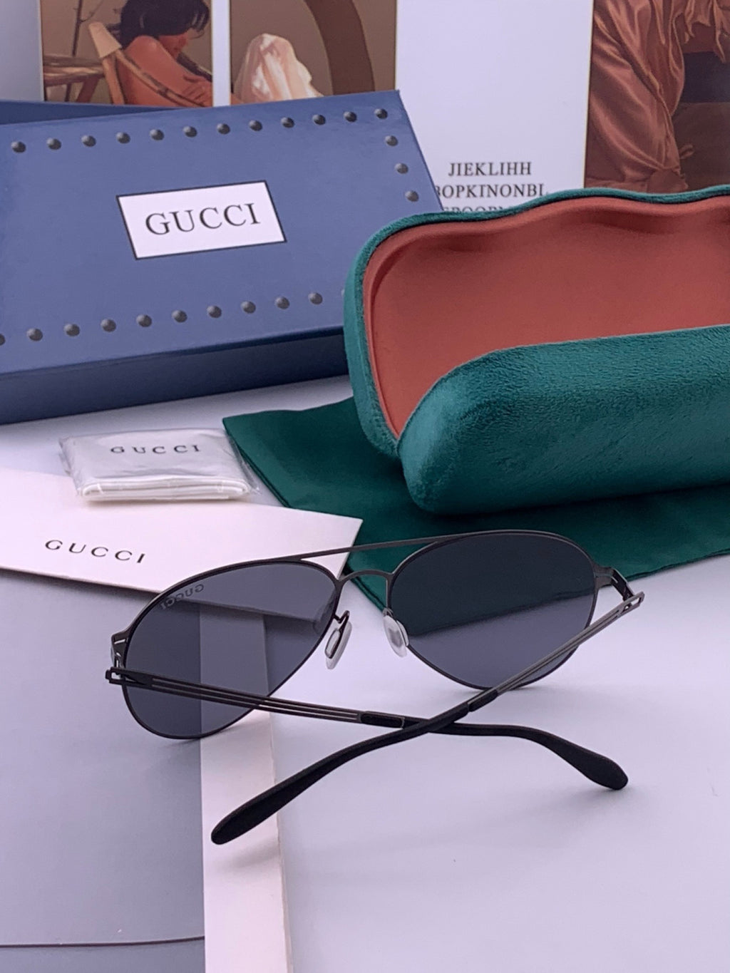 Gucci G5705 Fashion Orange Lens Sunglasses for Men & Women - 464999 - detail image 4