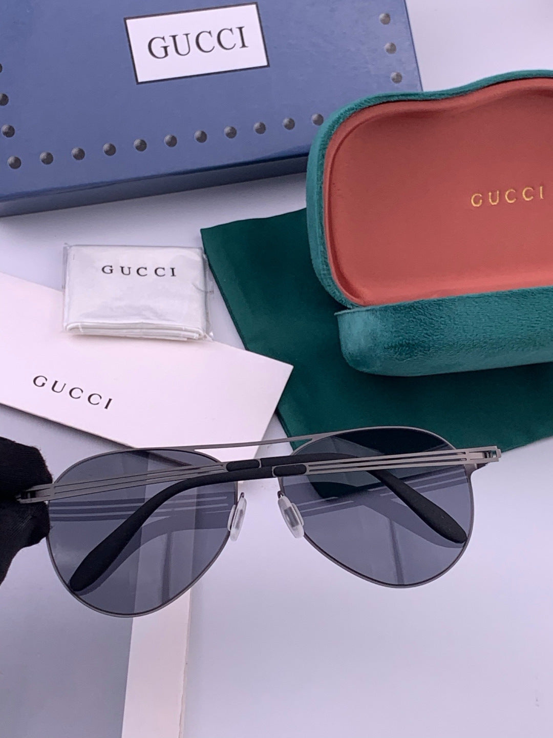 Gucci G5705 Fashion Orange Lens Sunglasses for Men & Women - 464999 - detail image 6