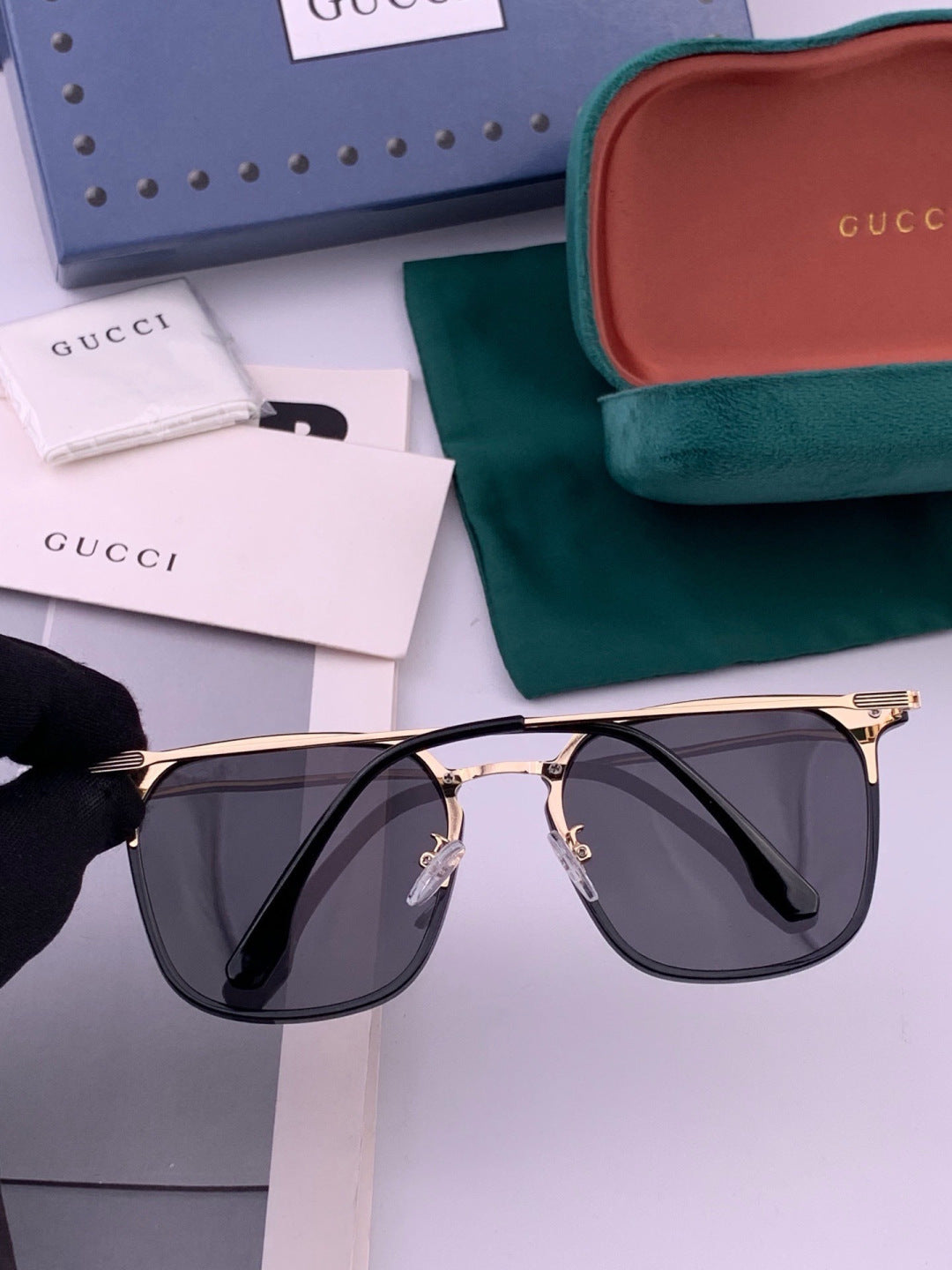 Gucci G81937 Fashion Orange Lens Sunglasses for Men & Women - detail image 4