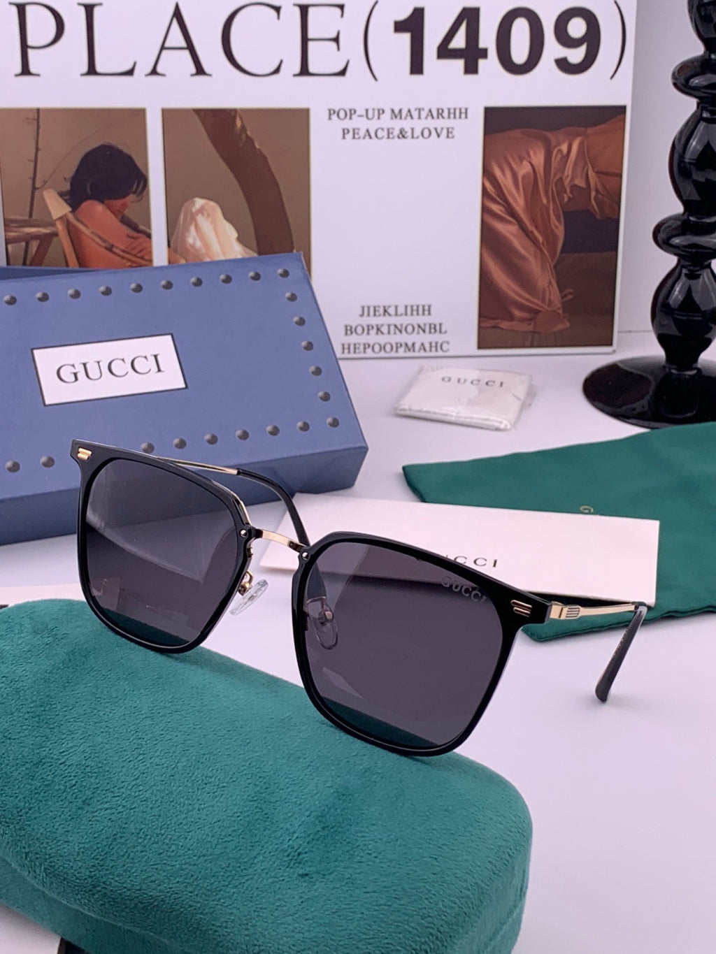 Gucci G81937 Fashion Orange Lens Sunglasses for Men & Women - detail image 2