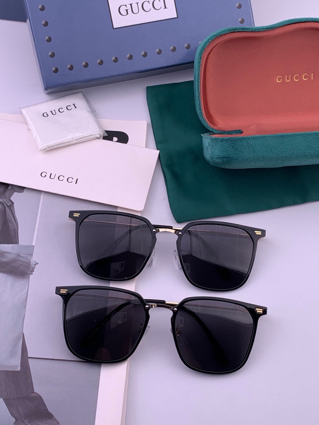 Gucci G81937 Fashion Orange Lens Sunglasses for Men & Women - detail image 7