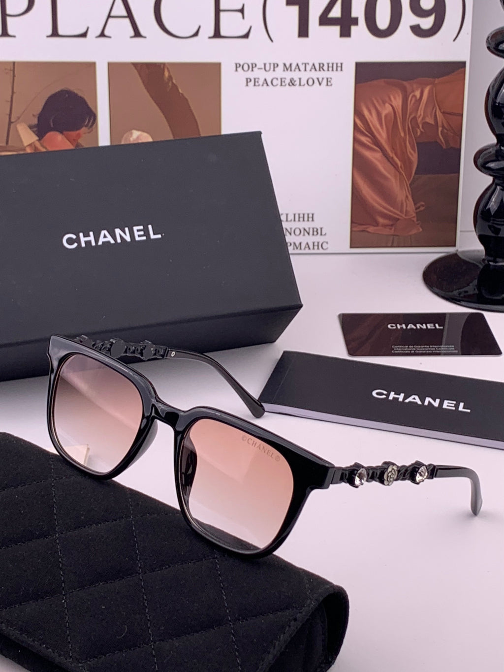 Chanel CH5236 Fashion Brown Lens Sunglasses for Men & Women - 465120 - detail image 2