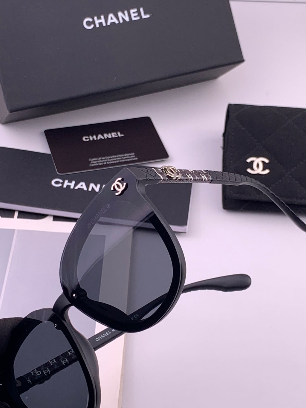 Chanel CH3620 Polarized Square Brown Lens Sunglasses for Men & Women - 465123 - detail image 3