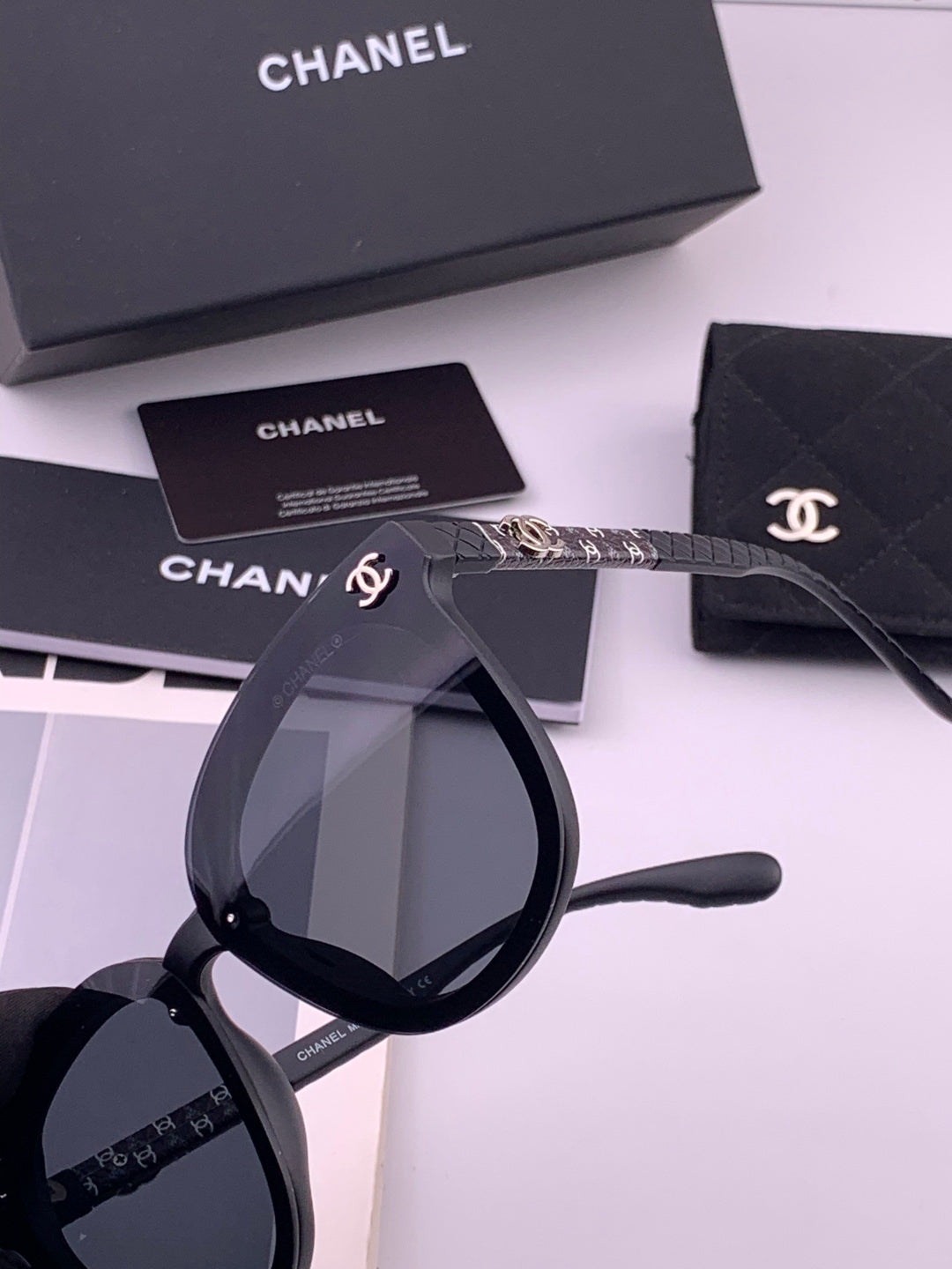 Chanel CH3620 Polarized Square Brown Lens Sunglasses for Men & Women - 465123 - detail image 3