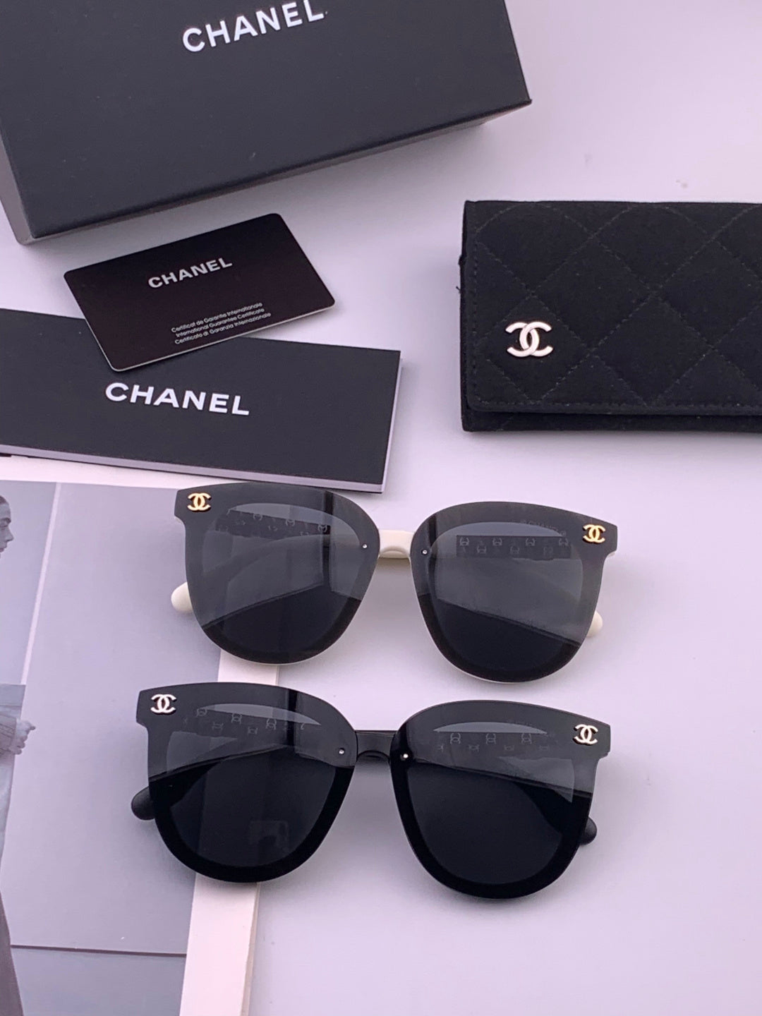 Chanel CH3620 Polarized Square Brown Lens Sunglasses for Men & Women - 465124 - detail image 8