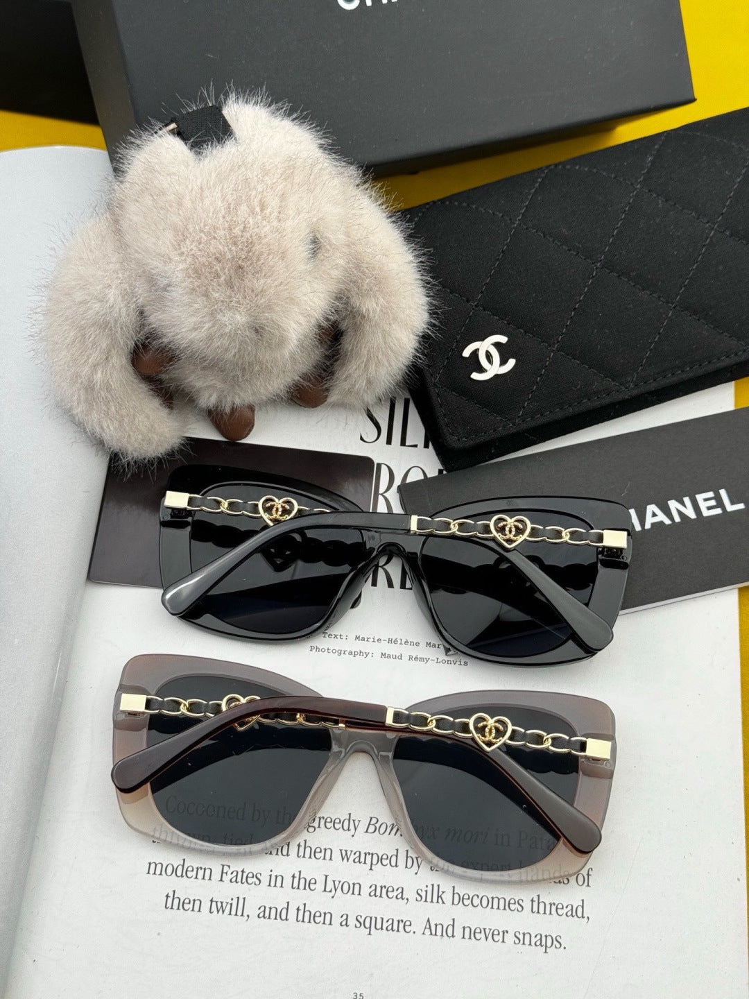 Chanel CH25801 Square Brown Lens Sunglasses for Men & Women - 465106 - detail image 6
