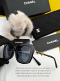 Chanel CH25801 Square Brown Lens Sunglasses for Men & Women - 465106