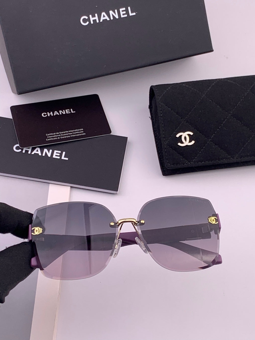 Chanel CH4550 Fashion Gold Lens Sunglasses for Men & Women - 465109