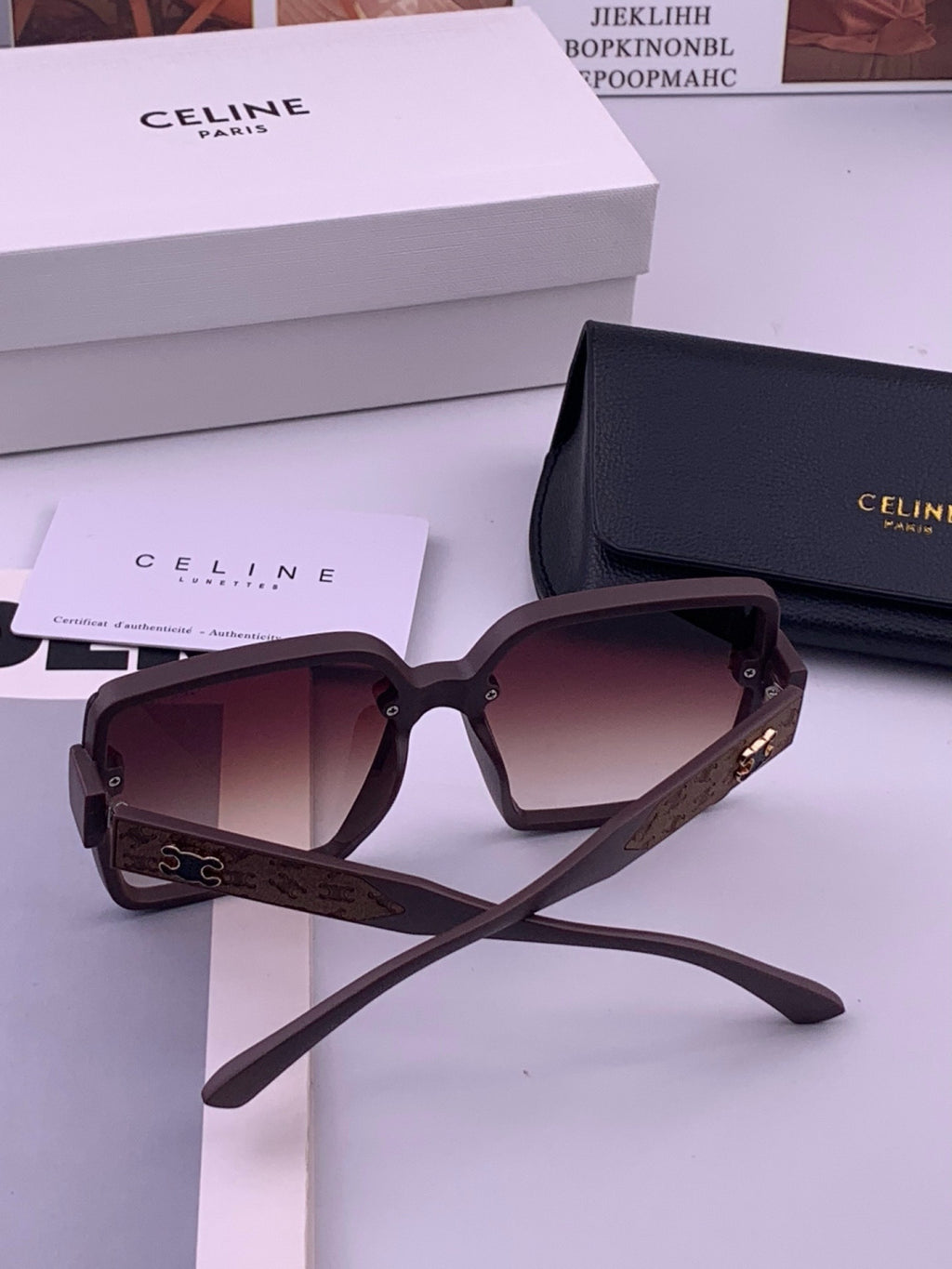 Chanel CH026 Square Brown Lens Sunglasses for Men & Women - 465114 - detail image 6