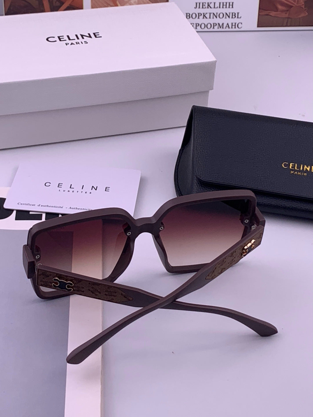 Chanel CH026 Square Brown Lens Sunglasses for Men & Women - 465114 - detail image 6