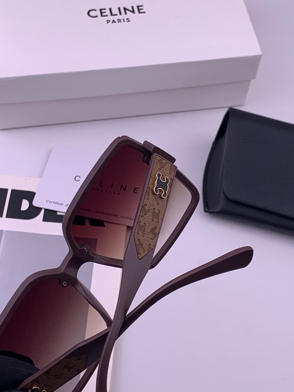 Chanel CH026 Square Brown Lens Sunglasses for Men & Women - 465114 - detail image 5