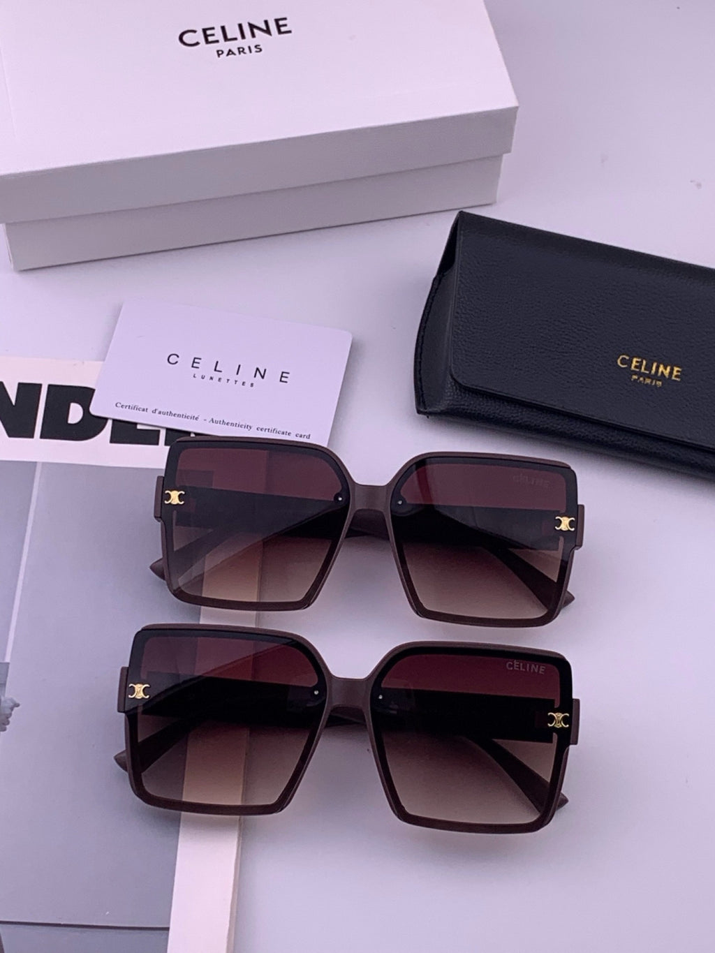 Chanel CH026 Square Brown Lens Sunglasses for Men & Women - 465114 - detail image 7
