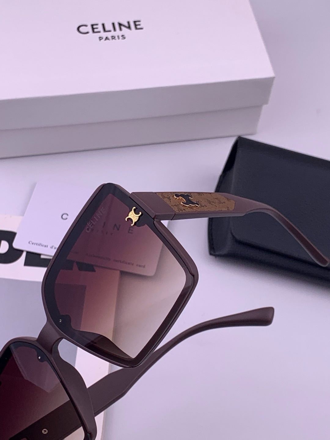 Chanel CH026 Square Brown Lens Sunglasses for Men & Women - 465114 - detail image 3