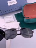 Gucci G080666 Polarized Aviator Gold Lens Sunglasses for Men & Women - 464905