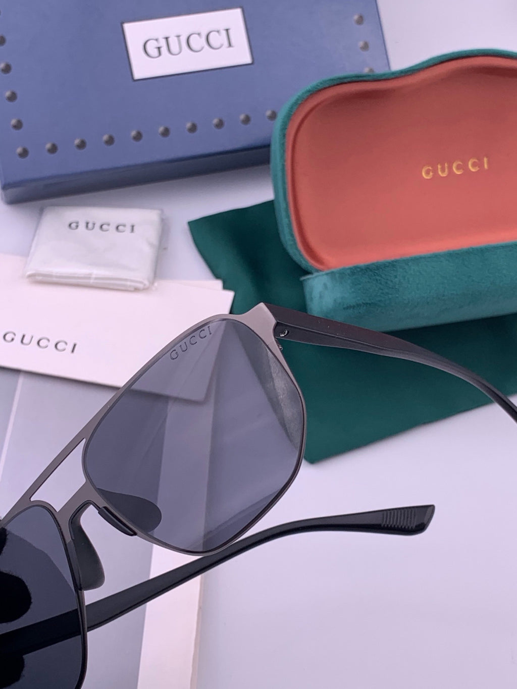 Gucci G2807 Polarized Aviator Brown Lens Sunglasses for Men - 464876 - detail image 3